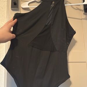 Black Halter Swimsuit